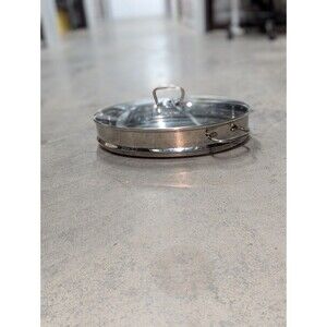 Berndes Induction Plus Stainless Steel Saute Pan with double handles & glass lid